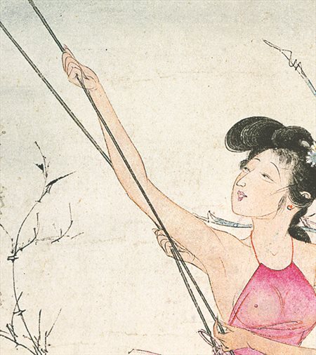 秦安县-胡也佛的仕女画和最知名的金瓶梅秘戏图
